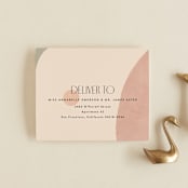 "Abstract" - Savvy Wedding Invitations in Desert by Kelly Schmidt - FREE Recipient Addressing