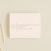 "EverAfter" - Savvy Wedding Invitations in Petal by Rochelle Renee - FREE Recipient Addressing