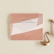 "Magazine Serif" - Savvy Wedding Invitations in Sand Dunes by Elly - Closed
