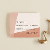 "Magazine Serif" - Savvy Wedding Invitations in Sand Dunes by Elly - FREE Recipient Addressing