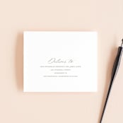 "Frame" - Savvy Wedding Invitations in Granite by Lori Wemple - FREE Recipient Addressing
