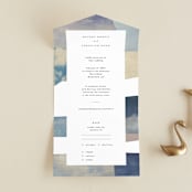 "sky poetry" - Savvy Wedding Invitations in Daylight by Sumak Studio - Front Open