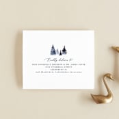 "Let it Snow" - Savvy Wedding Invitations in Celestial by Anastasia Makarova - FREE Recipient Addressing