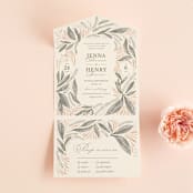"Unity" - Savvy Wedding Invitations in Burnt Sienna by Jen Owens - Front Open