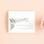 "Unity" - Savvy Wedding Invitations in Burnt Sienna by Jen Owens - FREE Recipient Addressing