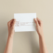 "There Will Be a Party" - Savvy Wedding Invitations in Terra Cotta by Amy Payne - How it works