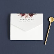"Emyn" - Savvy Wedding Invitations in Burgundy by Itsy Belle Studio - Closed