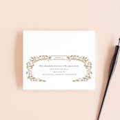 "charmed" - Savvy Wedding Invitations in Honey by Jen Owens - FREE Recipient Addressing
