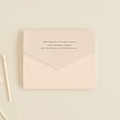 "Chin-Chin" - Savvy Wedding Invitations in Midnight Spruce by Annie Clark - Closed