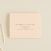 "Chin-Chin" - Savvy Wedding Invitations in Midnight Spruce by Annie Clark - FREE Recipient Addressing