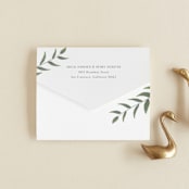 "Collection" - Savvy Wedding Invitations in Blanco by Kaydi Bishop - Closed