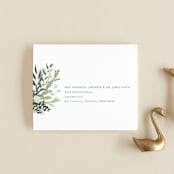 "Collection" - Savvy Wedding Invitations in Blanco by Kaydi Bishop - FREE Recipient Addressing