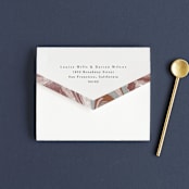 "Jasper" - Savvy Wedding Invitations in Sandstone by Everett Paper Goods - Closed