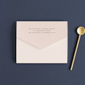 "Casablanca" - Savvy Wedding Invitations in Blush by Lori Wemple - Closed