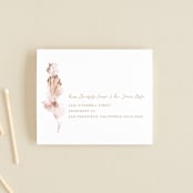 "lush romance" - Savvy Wedding Invitations in Palm by Robin Ott - FREE Recipient Addressing