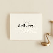 "Big Date" - Savvy Wedding Invitations in Ivory by Anastasia Makarova - FREE Recipient Addressing