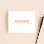 "engrained" - Savvy Wedding Invitations in Blossom by Robin Ott - FREE Recipient Addressing