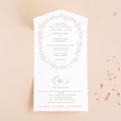 "Gathered" - Savvy Wedding Invitations in Blossom by Kimberly FitzSimons - Front Open