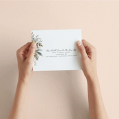 "Wedding Festive" - Savvy Wedding Invitations in Frost by Chris Griffith - How it works