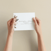 "Falling into Love" - Savvy Wedding Invitations in Rustic by Chris Griffith - How it works