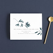 "Adore You" - Savvy Wedding Invitations in Great Lakes by Design Lotus - FREE Recipient Addressing