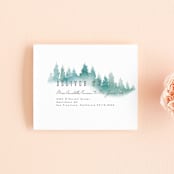 "Forest air" - Savvy Wedding Invitations in Forest by Yuliya Evseeva - FREE Recipient Addressing