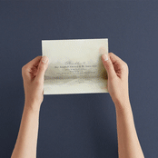"Pastel Sky" - Savvy Wedding Invitations in Moss by Hannah Williams - How it works