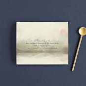 "Pastel Sky" - Savvy Wedding Invitations in Moss by Hannah Williams - FREE Recipient Addressing