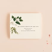 "Rose Garden" - Savvy Wedding Invitations in Porcelain by Susan Moyal - FREE Recipient Addressing