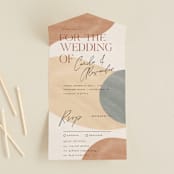 "Surface" - Savvy Wedding Invitations in West by Pixel and Hank - Front Open