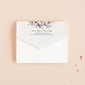 "iliya" - Savvy Wedding Invitations in Bordeaux by Itsy Belle Studio - Closed