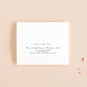 "iliya" - Savvy Wedding Invitations in Bordeaux by Itsy Belle Studio - FREE Recipient Addressing