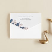 "Bouquet" - Savvy Wedding Invitations in Cobalt by Jen Owens - Closed