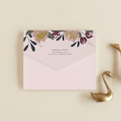"Wild Peonies" - Savvy Wedding Invitations in Blush by Cindy Reynolds - Closed