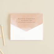 "Swept" - Savvy Wedding Invitations in Blush by Snow and Ivy - Closed