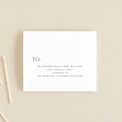 "Swept" - Savvy Wedding Invitations in Blush by Snow and Ivy - FREE Recipient Addressing