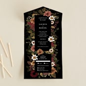 "Falling In Love" - Savvy Wedding Invitations in Harvest by Susan Moyal - Front Open