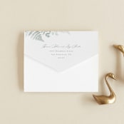 "Gilded Woodland" - Savvy Wedding Invitations in Fern by Kristie Kern - Closed