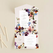 "Bright" - Savvy Wedding Invitations in Summer by Leah Bisch - Front Open