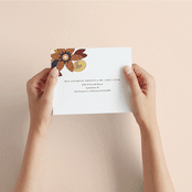 "Nouveau Love" - Savvy Wedding Invitations in Umber by Morgan Ramberg - How it works