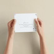 "Violet Cascade" - Savvy Wedding Invitations in Violet by Nicoletta Savod - How it works