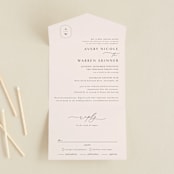 "Everlasting" - Savvy Wedding Invitations in Latte by Jennifer Postorino - Front Open