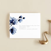 "A Wedding Watercolor" - Savvy Wedding Invitations in Cornflower by Chris Griffith - FREE Recipient Addressing