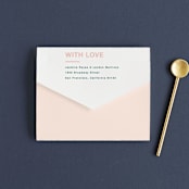 "Bold Type" - Savvy Wedding Invitations in Parrot by Owl and Toad - Closed