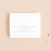 "Slate" - Savvy Wedding Invitations in Bridal Veil by Up Up Creative - FREE Recipient Addressing