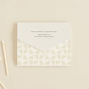 "Warner" - Savvy Wedding Invitations in Emerald by Carrie ONeal - Closed