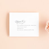 "Regal" - Savvy Wedding Invitations in Marine by Lauren Chism - FREE Recipient Addressing