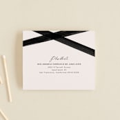 "Inky" - Savvy Wedding Invitations in Onyx by Inkblot Design - FREE Recipient Addressing