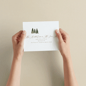 "Into the Forest" - Savvy Wedding Invitations in Cream by Alethea and Ruth - How it works