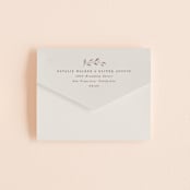 "Delicate monogram" - Savvy Wedding Invitations in Ecru by Hooray Creative - Closed